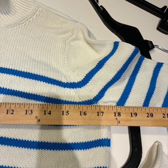 J. Crew Heritage Roll Neck Stripe Sweater Small - Picture 6 of 8